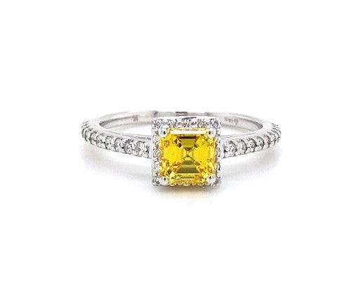 Complete Engagement Rings - Yellow - VS2