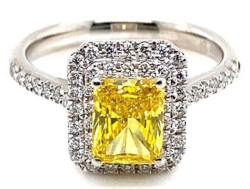 Complete Engagement Rings - Yellow - VVS2