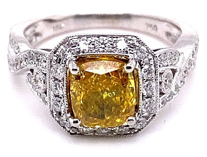 Complete Engagement Rings - Yellow - VS1