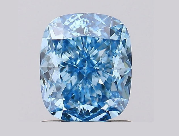 Cushion Cut - Blue - VS1