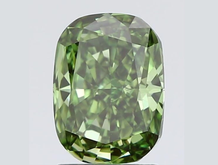 Cushion Cut - Green - VS1