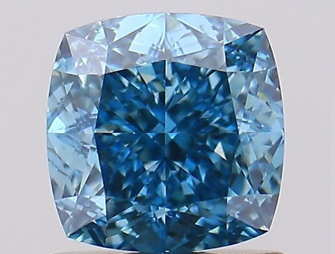 Cushion Cut - Blue - VVS2