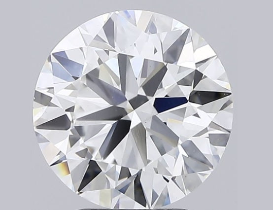 3.20ct Lab Created Round Diamond - Fabeau & Co.