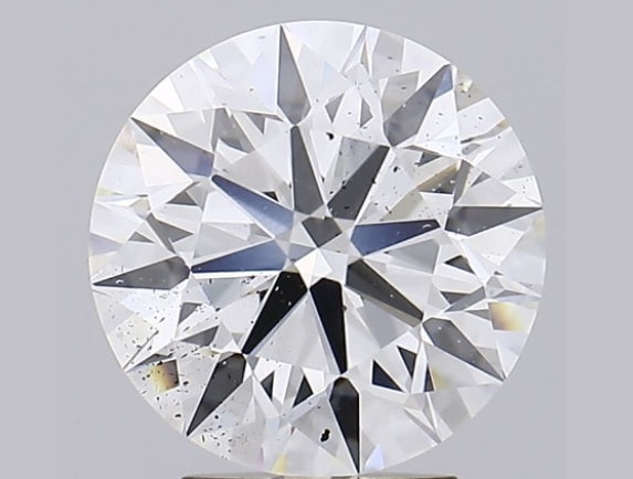 3.42ct Lab Created Round Diamond - Fabeau & Co.