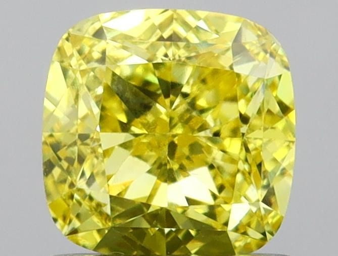 Cushion Cut - Yellow - VS1