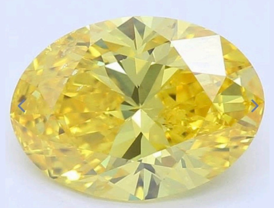 Oval - Yellow - SI1