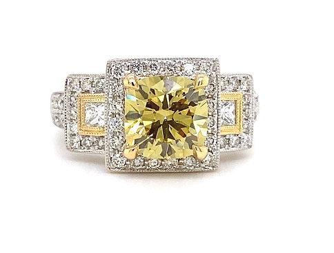 Complete Engagement Rings - Yellow - VS2