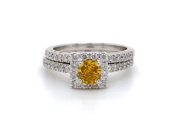 Complete Engagement Rings - Yellow - VS2