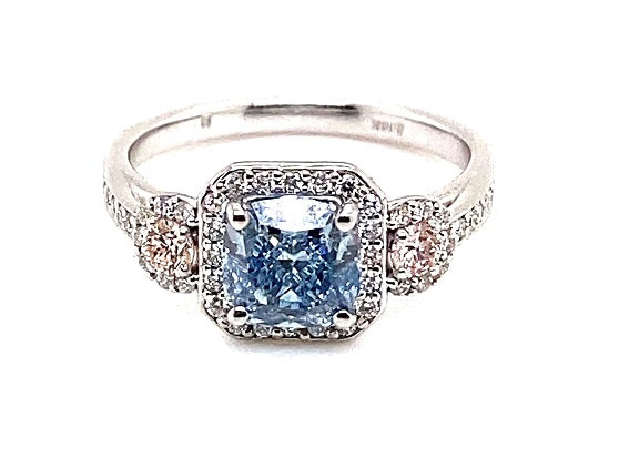 Complete Engagement Rings - Blue - VS2