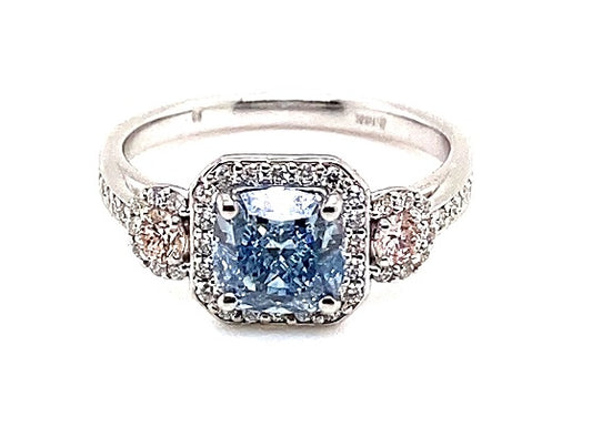 Complete Engagement Rings - Blue - VS2