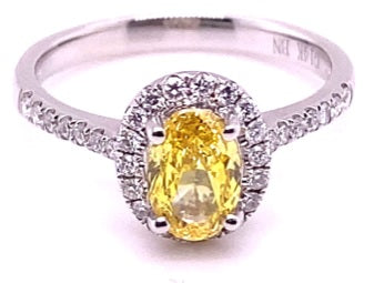 Complete Engagement Rings - Yellow - VS1