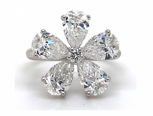 Flower Diamond Ring - Fabeau & Co.