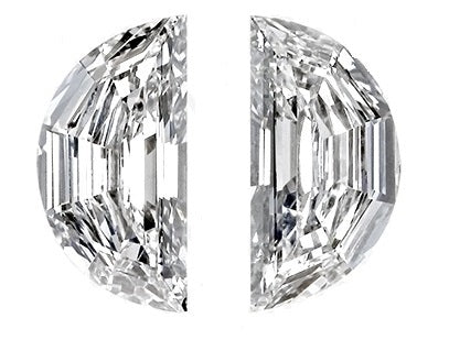 Half Moon Pairs - D - VVS2