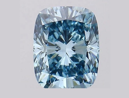 Cushion Cut - Blue - VS2