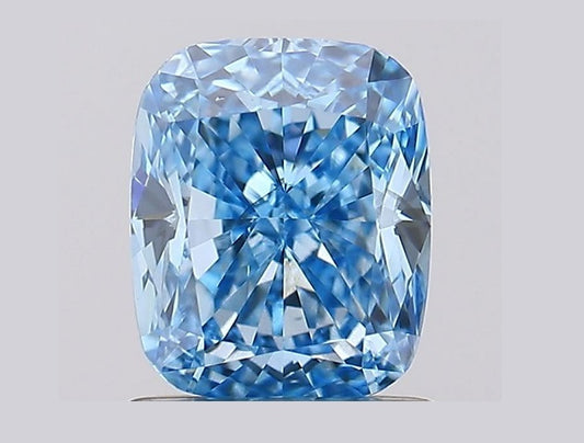 Cushion Cut - Blue - VS2