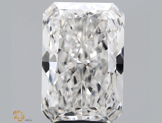 6.00ct Lab Created Radiant Diamond