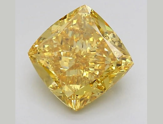 Cushion Cut - Yellow - VS2 - Fabeau & Co.
