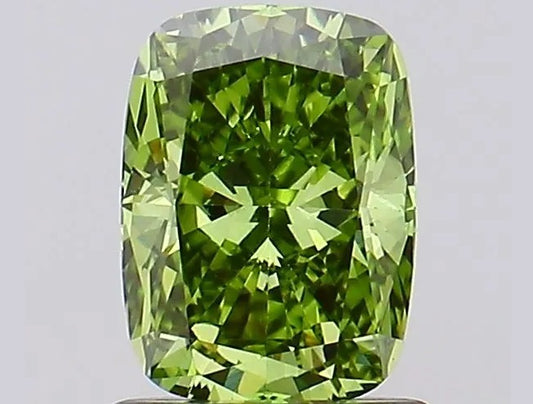 Cushion Cut - Green - VS1