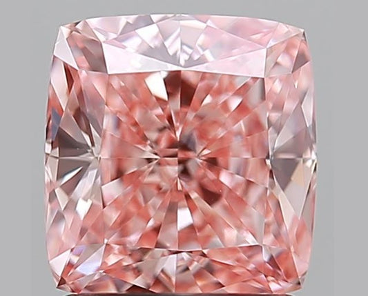 Cushion Cut - Pink - VVS2